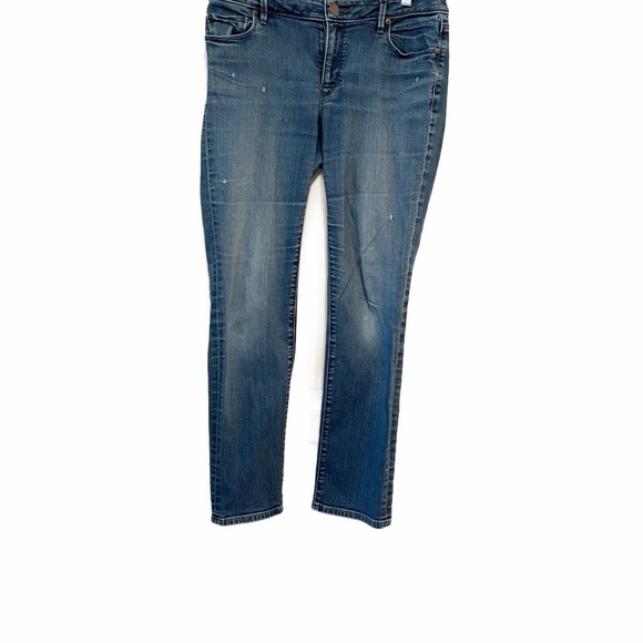 LOFT Blue Straight Leg Jeans Classic Medium Wash - Picture 1 of 5